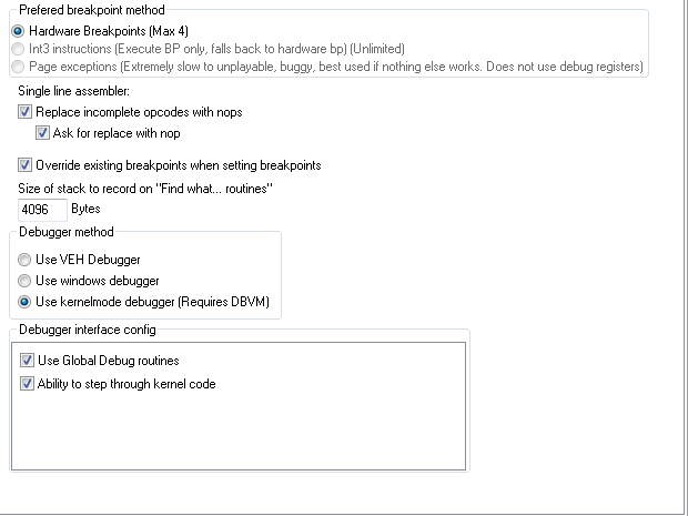 Cheat Engine :: View topic - Kernel Mode Debugger.