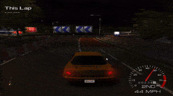 Metropolis Street Racer Exploring Out of Bounds (Sega Dreamcast)(Noclip).gif