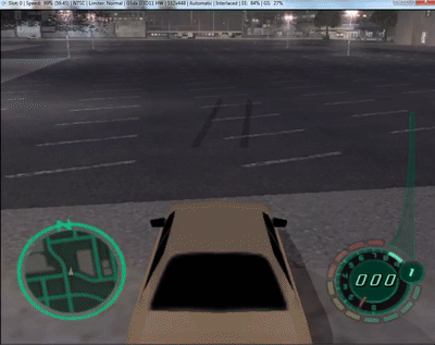 Midnight Club II (PS2)(Playing as Unplayable Traffic Cars).gif