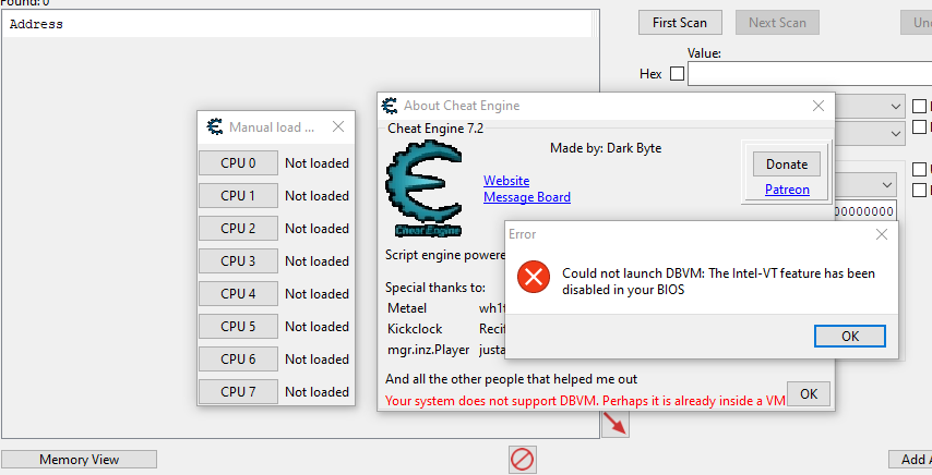 Cheat Engine :: View topic - DBVM should work why doesn't it?