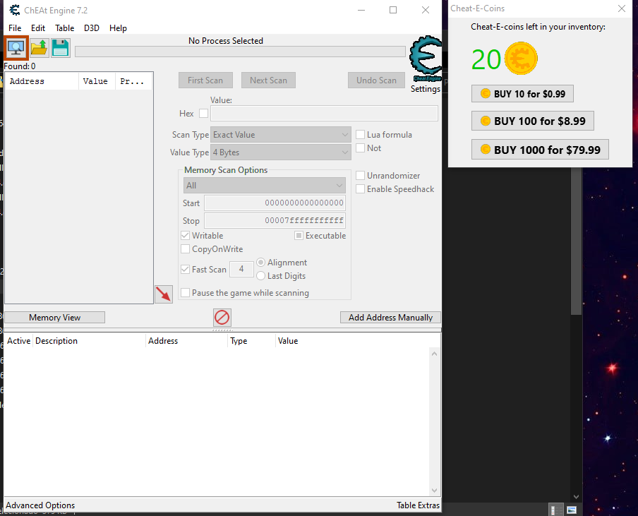 Cheat Engine :: View topic - Help?? This Cheat-E-Coins is real?