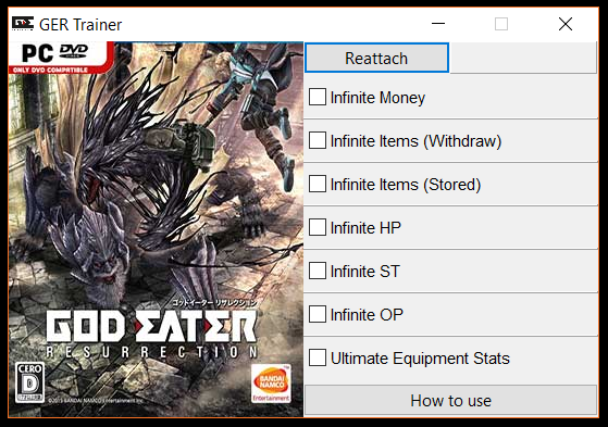 Cheat Engine :: View topic - God Eater Resurrection and Rage Burst, nothing?